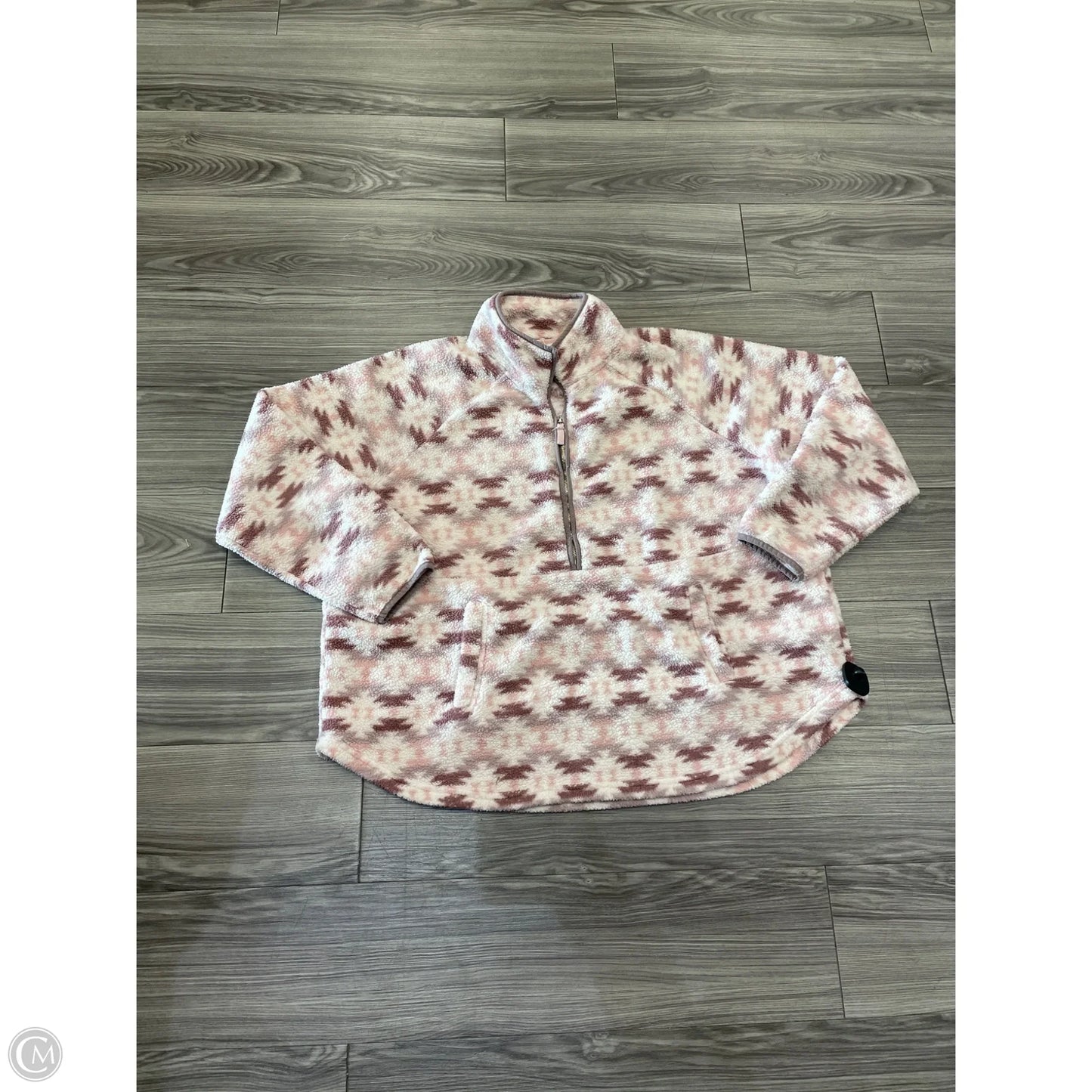 Sweatshirt Collar By Maurices In Pink, Size: 3x
