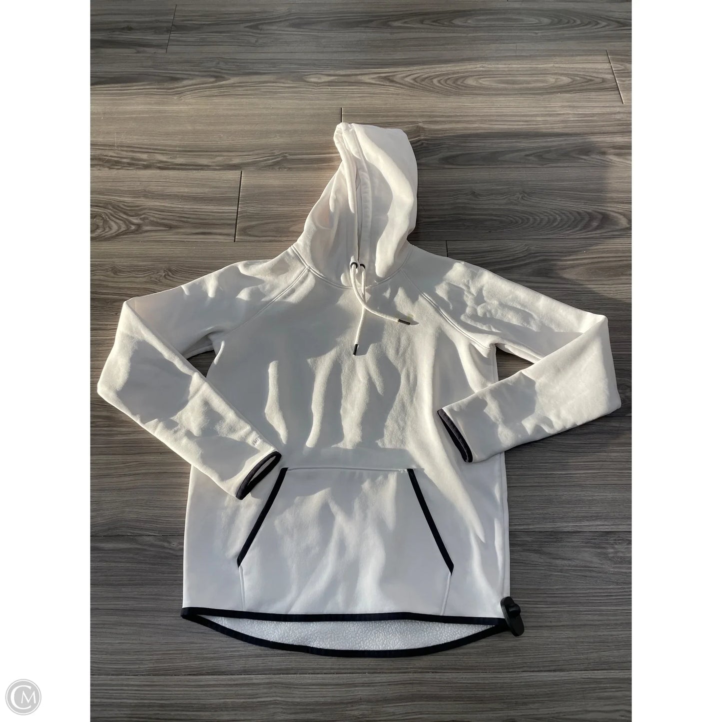 Athletic Sweatshirt Hoodie By Under Armour In White, Size: S