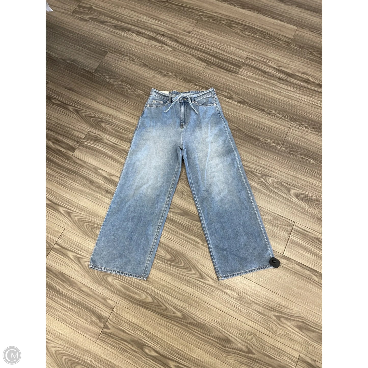 Jeans Wide Leg By Divided In Blue, Size: 4