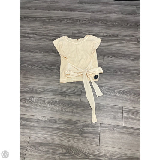 Top Short Sleeve Basic By Free People In Cream, Size: S