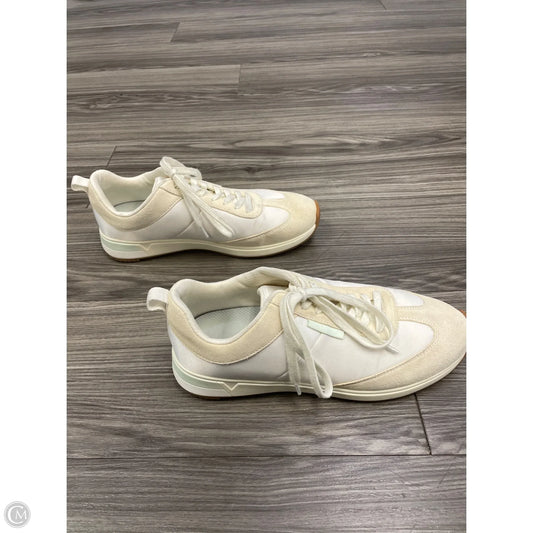 Shoes Athletic By Vionic In White & Yellow, Size: 10