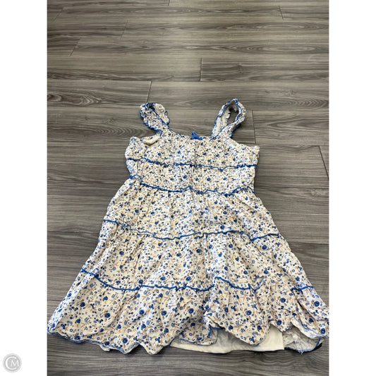 Dress Casual Short By Japna In Floral Print, Size: Xl