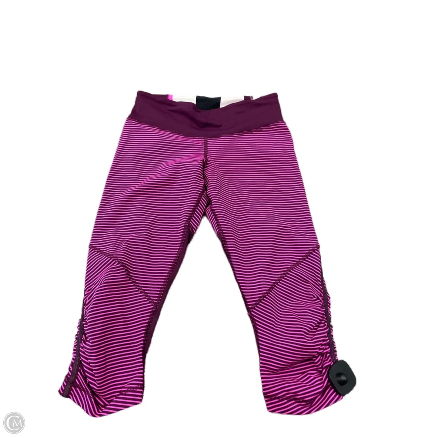 Athletic Capris By Lululemon In Pink, Size: 6