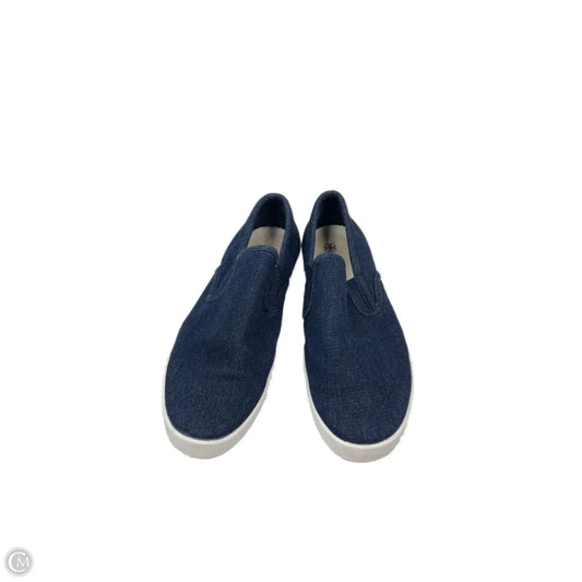 Shoes Flats By Clothes Mentor In Blue, Size: 9
