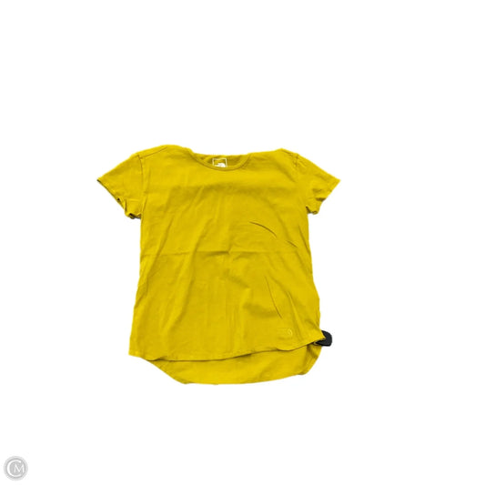 Top Short Sleeve By The North Face In Yellow, Size: M