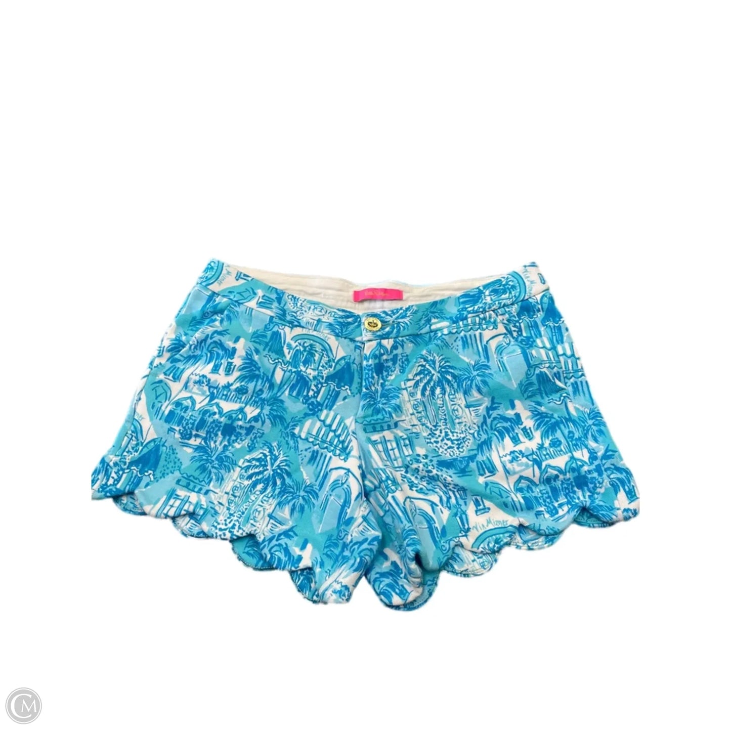 Shortalls Designer By Lilly Pulitzer In Blue, Size: 4