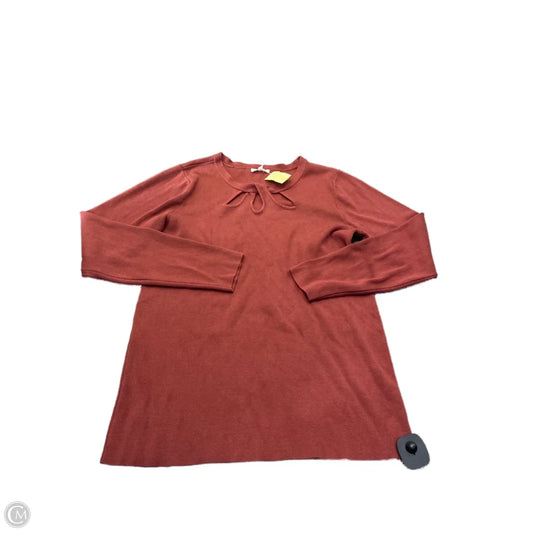 Top Long Sleeve By Maurices In Red, Size: Xl
