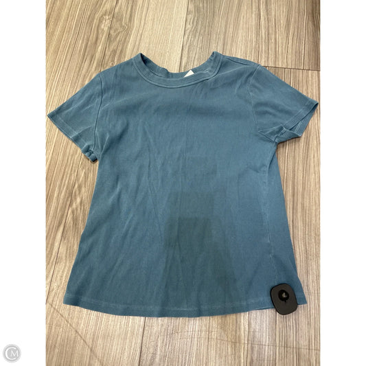 Top Short Sleeve By Old Navy In Blue, Size: L