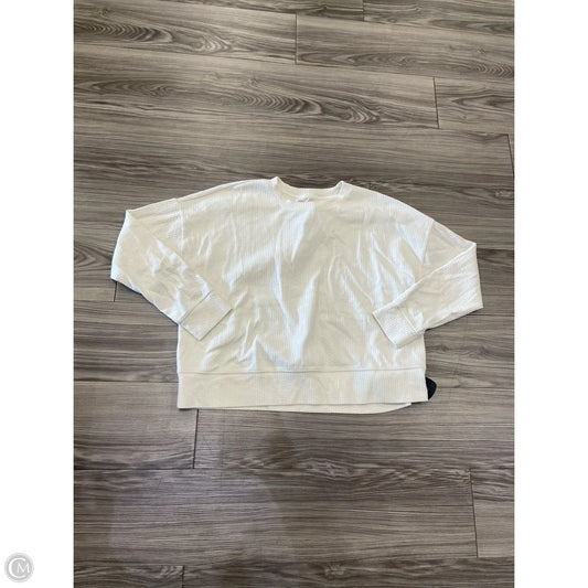Top Long Sleeve By Calia In White, Size: L