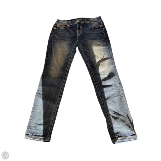 Jeans Skinny By Miss Me In Blue, Size: 12