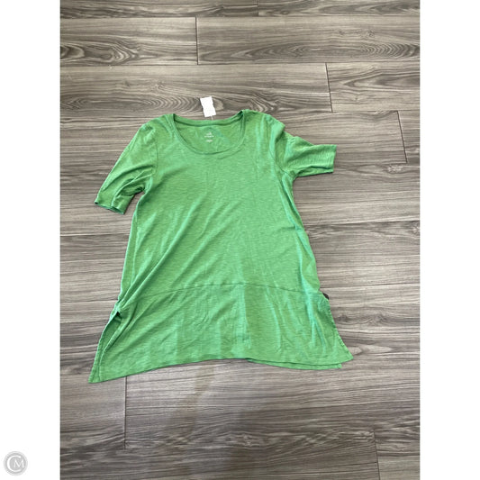 Top Short Sleeve By J. Jill In Green, Size: M