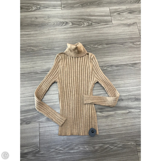 Top Long Sleeve By Banana Republic In Brown, Size: M