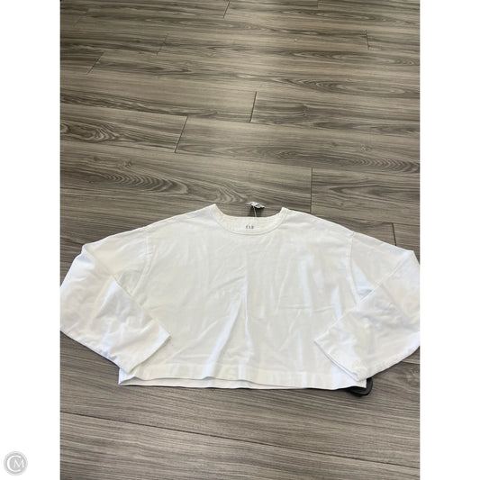Top Long Sleeve By Gap In White, Size: Sp