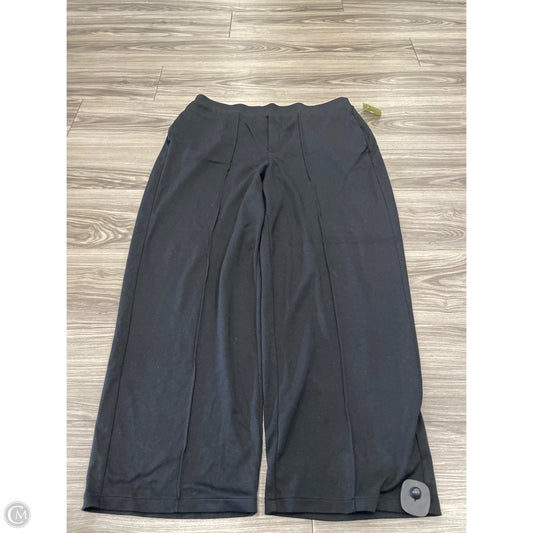 Pants Wide Leg By Simply Vera In Black, Size: Xl