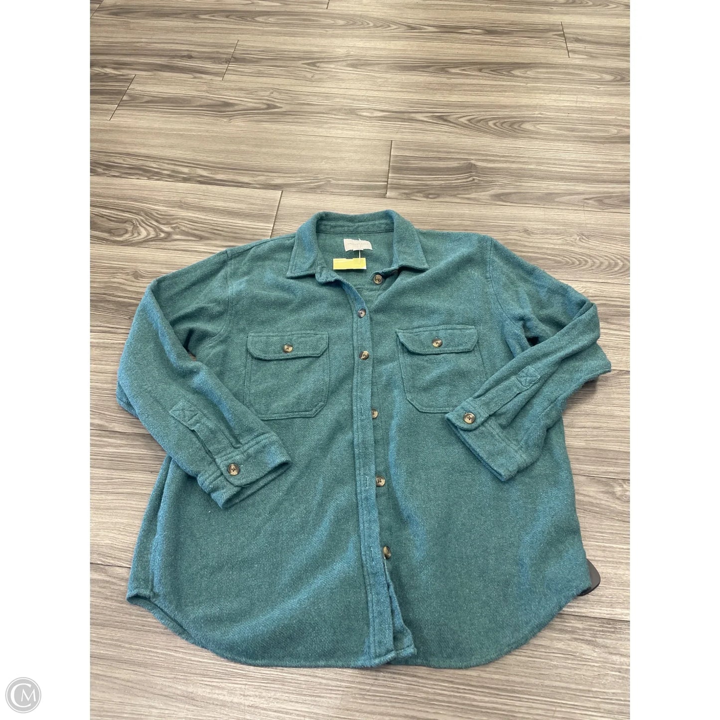Top Long Sleeve By American Eagle In Blue, Size: L