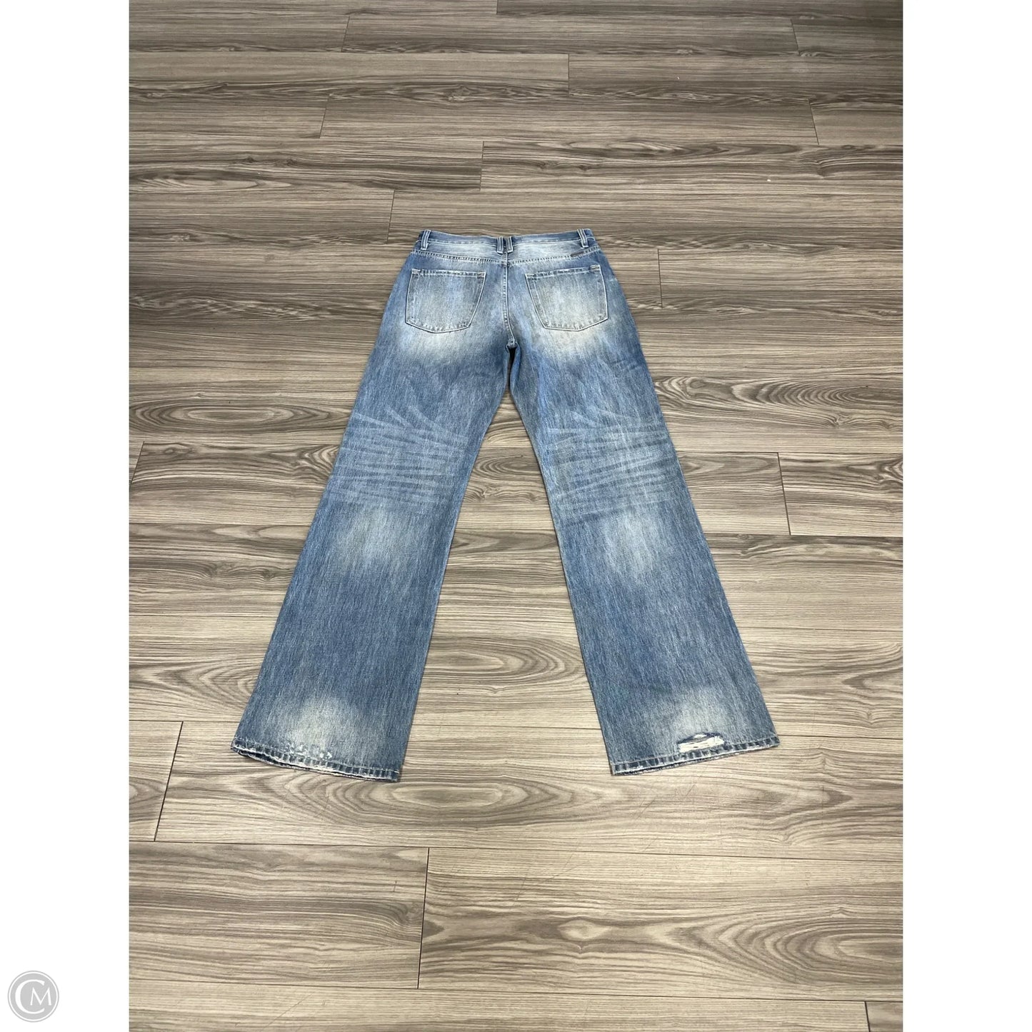 Jeans Wide Leg By Kancan In Blue, Size: 10