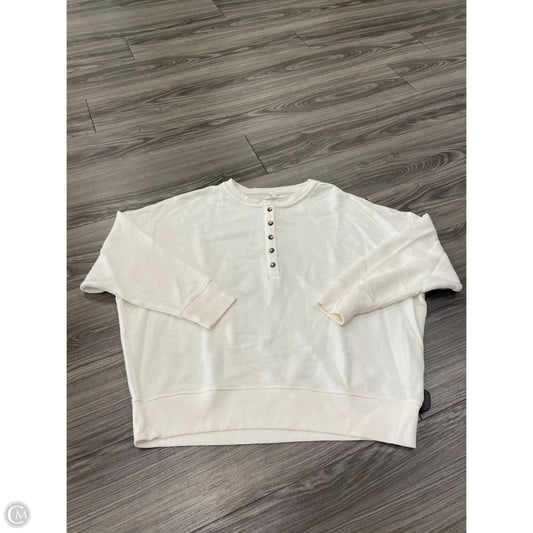 Top Long Sleeve By Maurices In White, Size: L