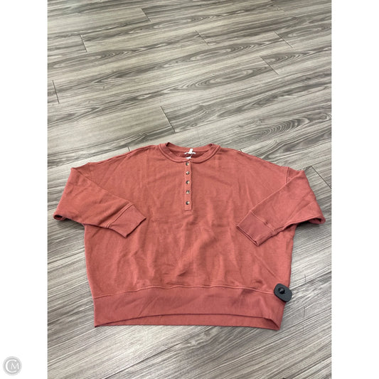 Top Long Sleeve By Maurices In Red, Size: L