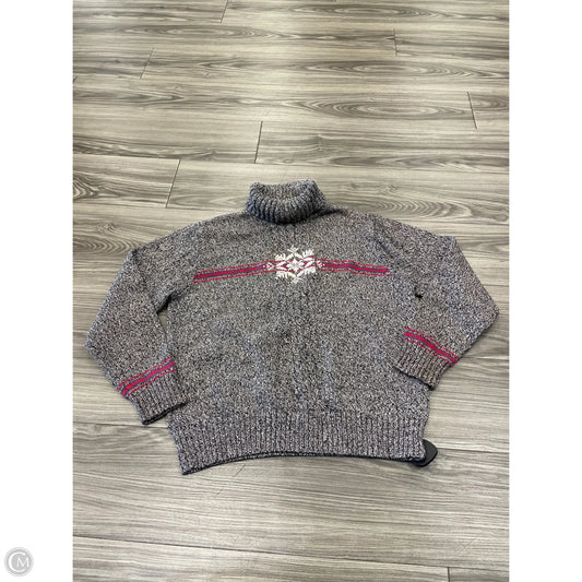 Sweater By Liz Claiborne In Brown, Size: Xl