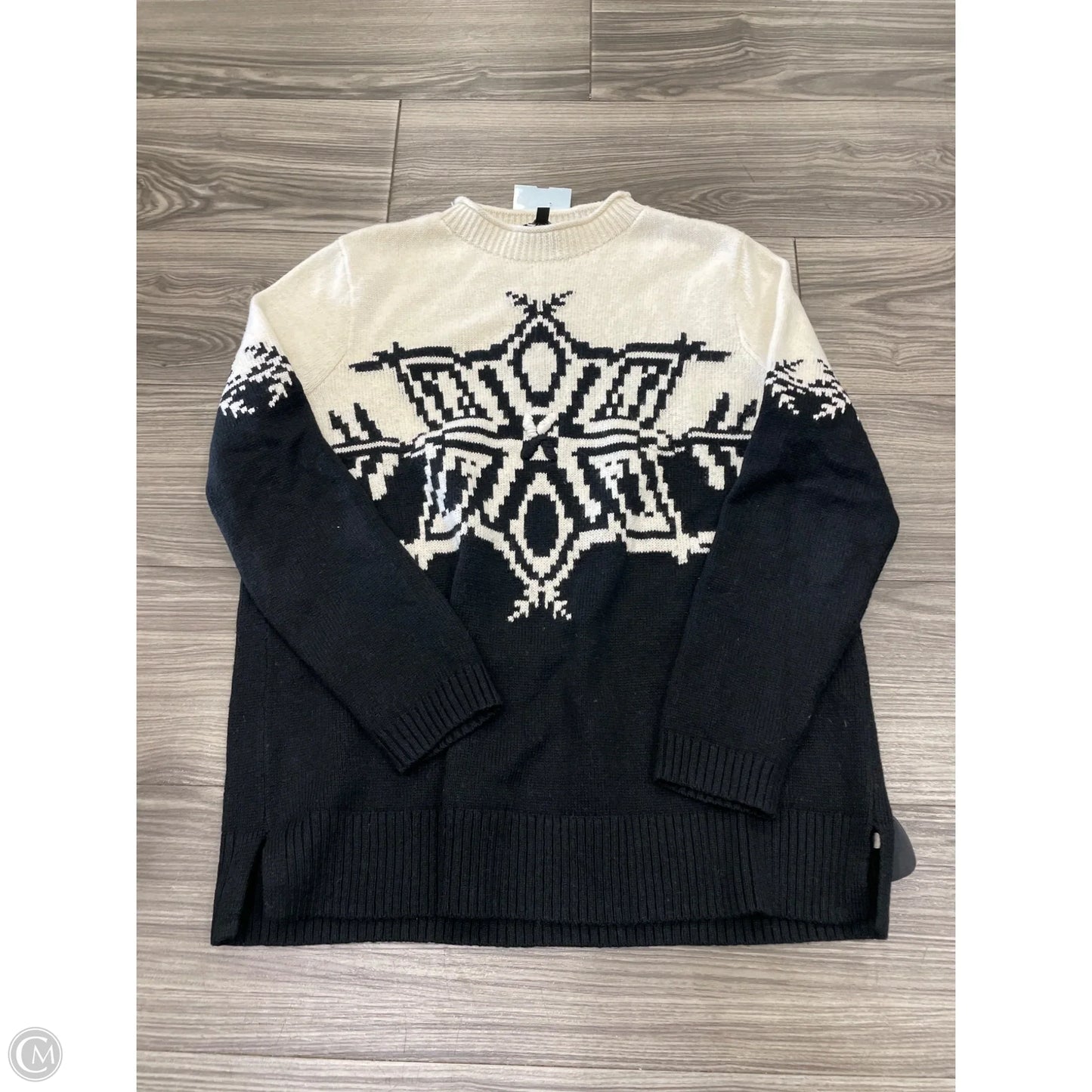 Sweater By Talbots In White, Size: M