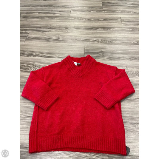 Sweater By Wild Fable In Red, Size: M