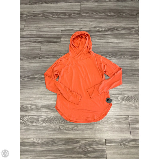 Athletic Top Long Sleeve Collar By Rei In Orange, Size: S