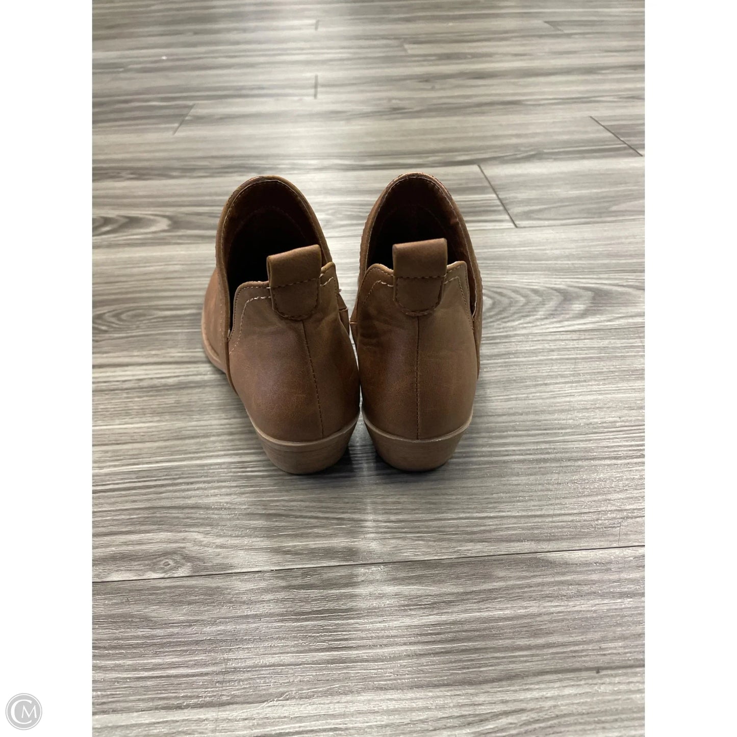 Boots Ankle Heels By Universal Thread In Brown, Size: 6