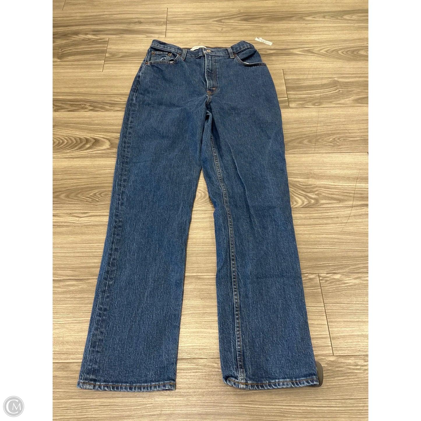 Jeans Straight By Abercrombie And Fitch In Blue, Size: 8