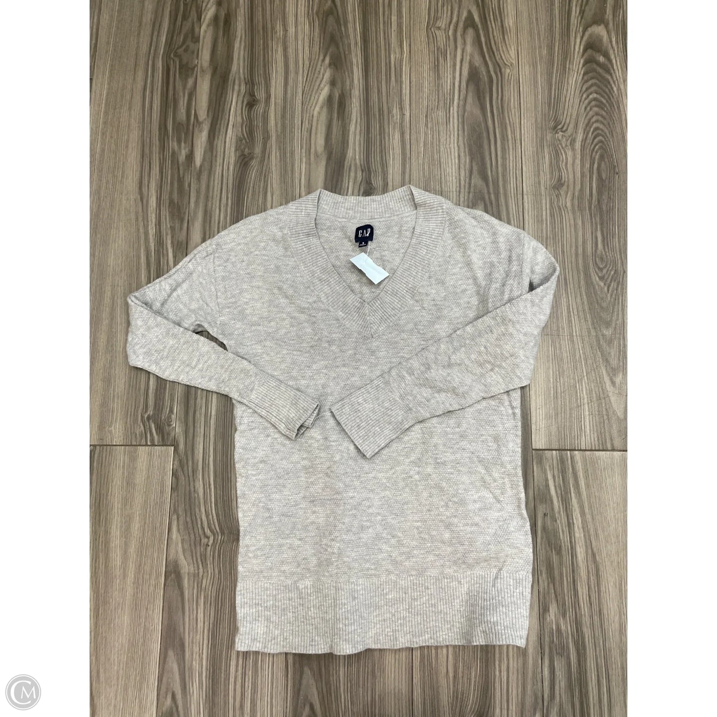 Sweater By Gap In Grey, Size: S