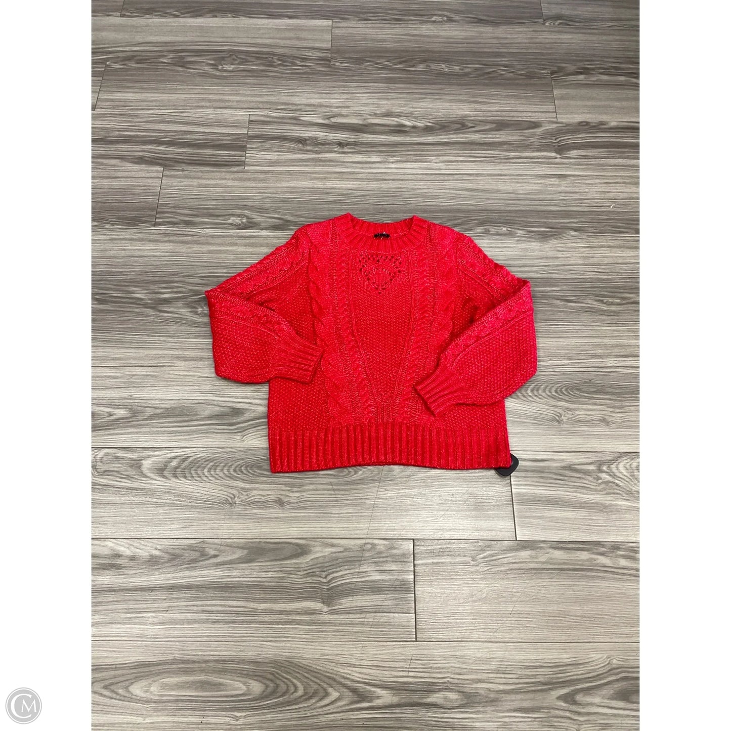 Sweater By Talbots In Red, Size: M