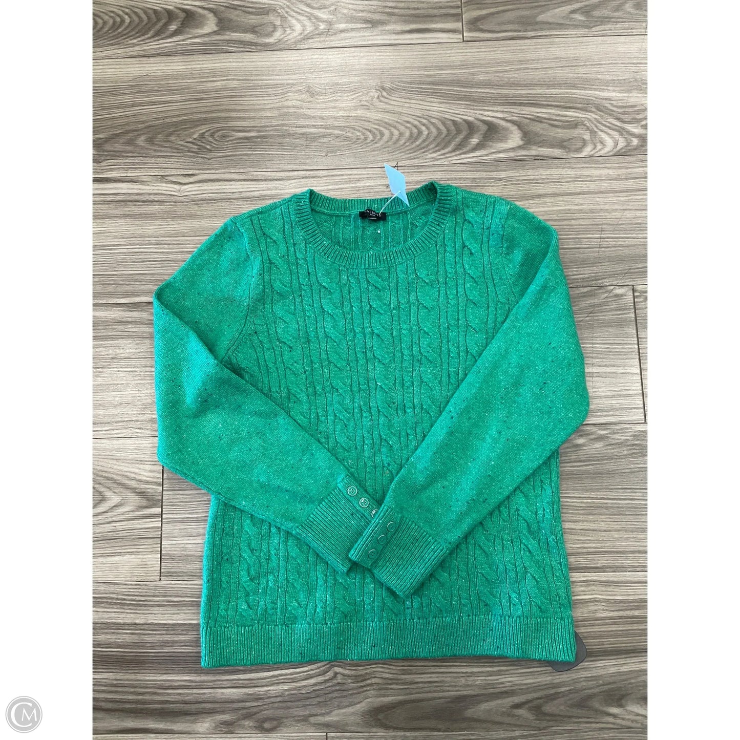 Sweater By Talbots In Green, Size: S