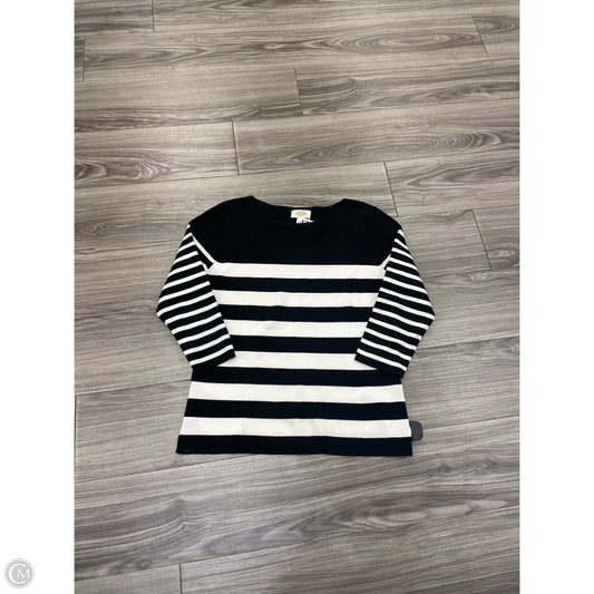 Sweater By Talbots In Striped Pattern, Size: Xl