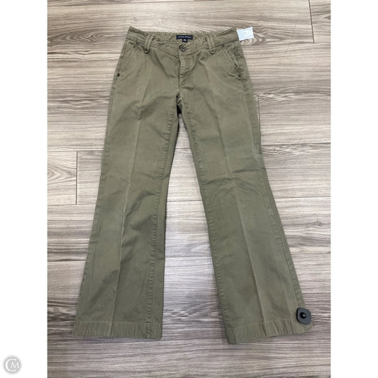 Pants Wide Leg By Banana Republic In Green, Size: 4