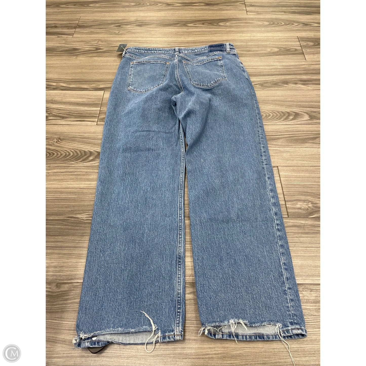 Jeans Wide Leg By Abercrombie And Fitch In Blue, Size: 16