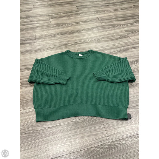 Sweater By A New Day In Green, Size: 3x