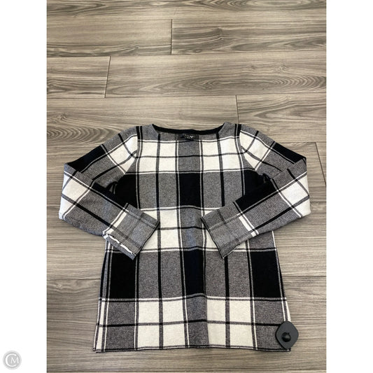 Sweater By Tahari In Plaid Pattern, Size: Xs
