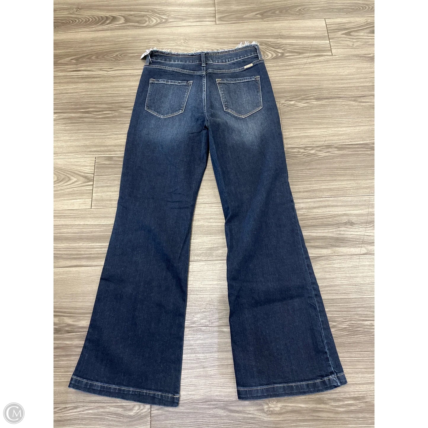 Jeans Flared By Kancan In Blue, Size: 8