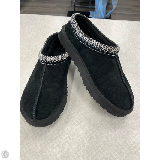 Slippers Designer By Ugg In Black, Size: 7