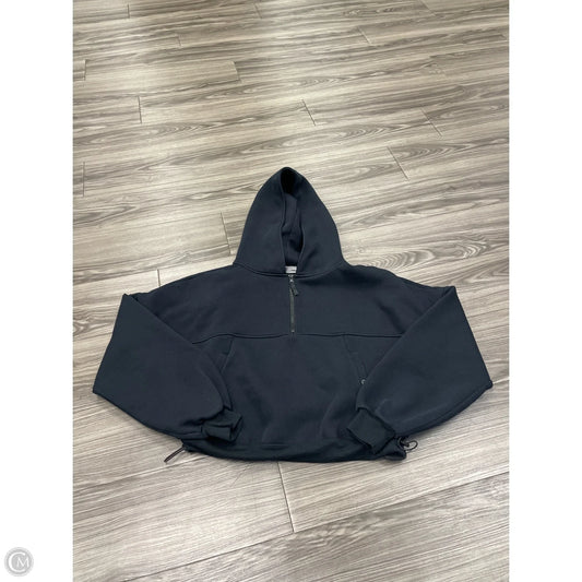 Sweatshirt Hoodie By Clothes Mentor In Black, Size: L