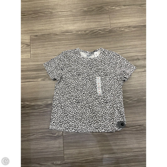 Top Short Sleeve By Old Navy In Animal Print, Size: M