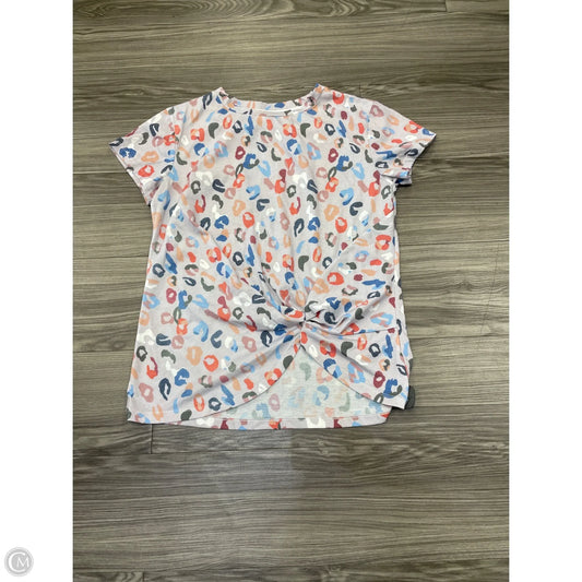 Top Short Sleeve By Clothes Mentor In Grey, Size: M