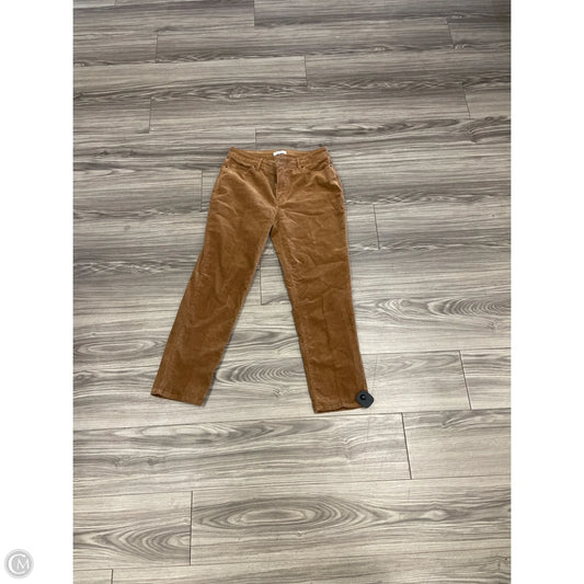 Pants Corduroy By Croft And Barrow In Brown, Size: 8