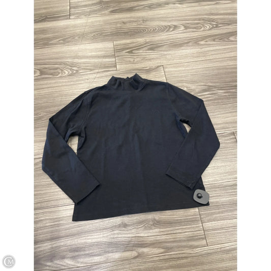 Top Long Sleeve By St Johns Bay In Black, Size: M