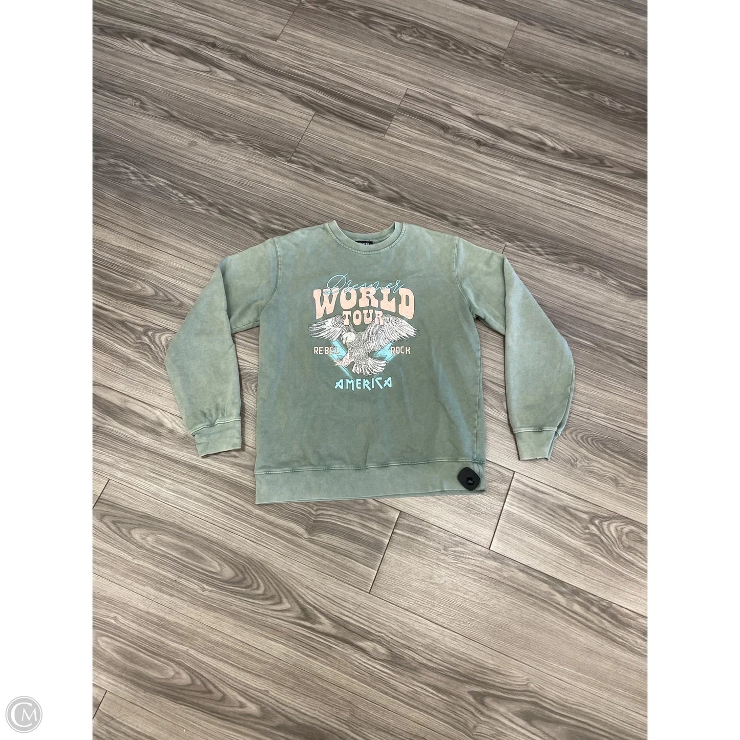 Sweatshirt Crewneck By Zutter In Green, Size: L