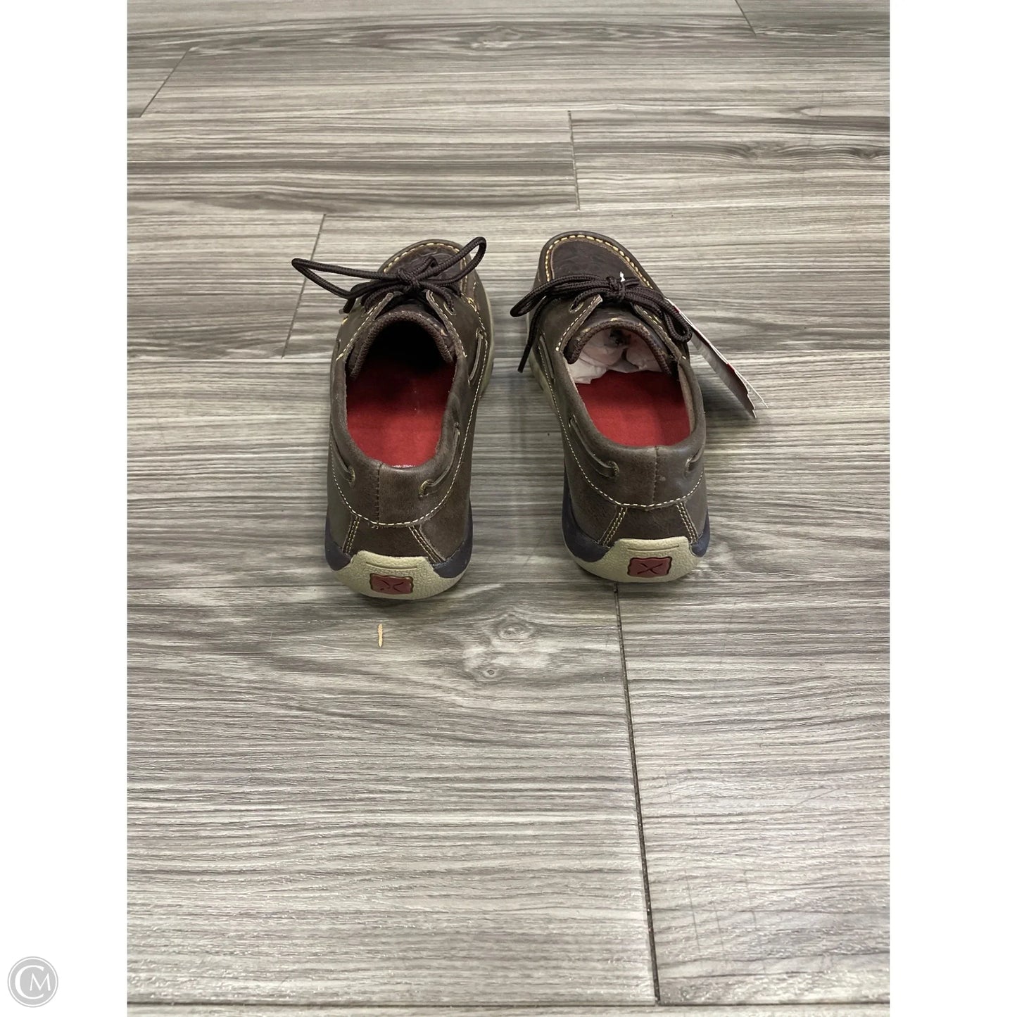 Boots Ankle Flats By Clothes Mentor In Floral Print, Size: 8
