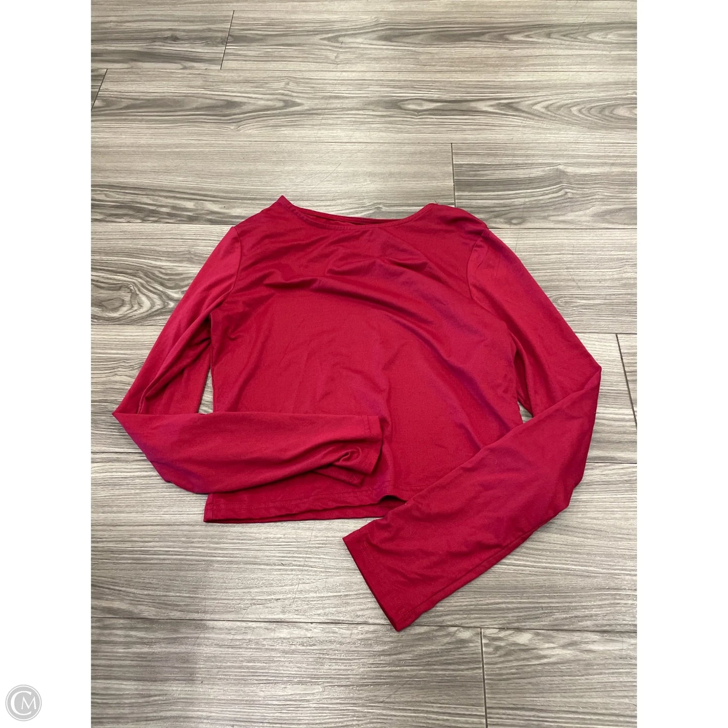 Top Long Sleeve Basic By Clothes Mentor In Maroon, Size: Xl