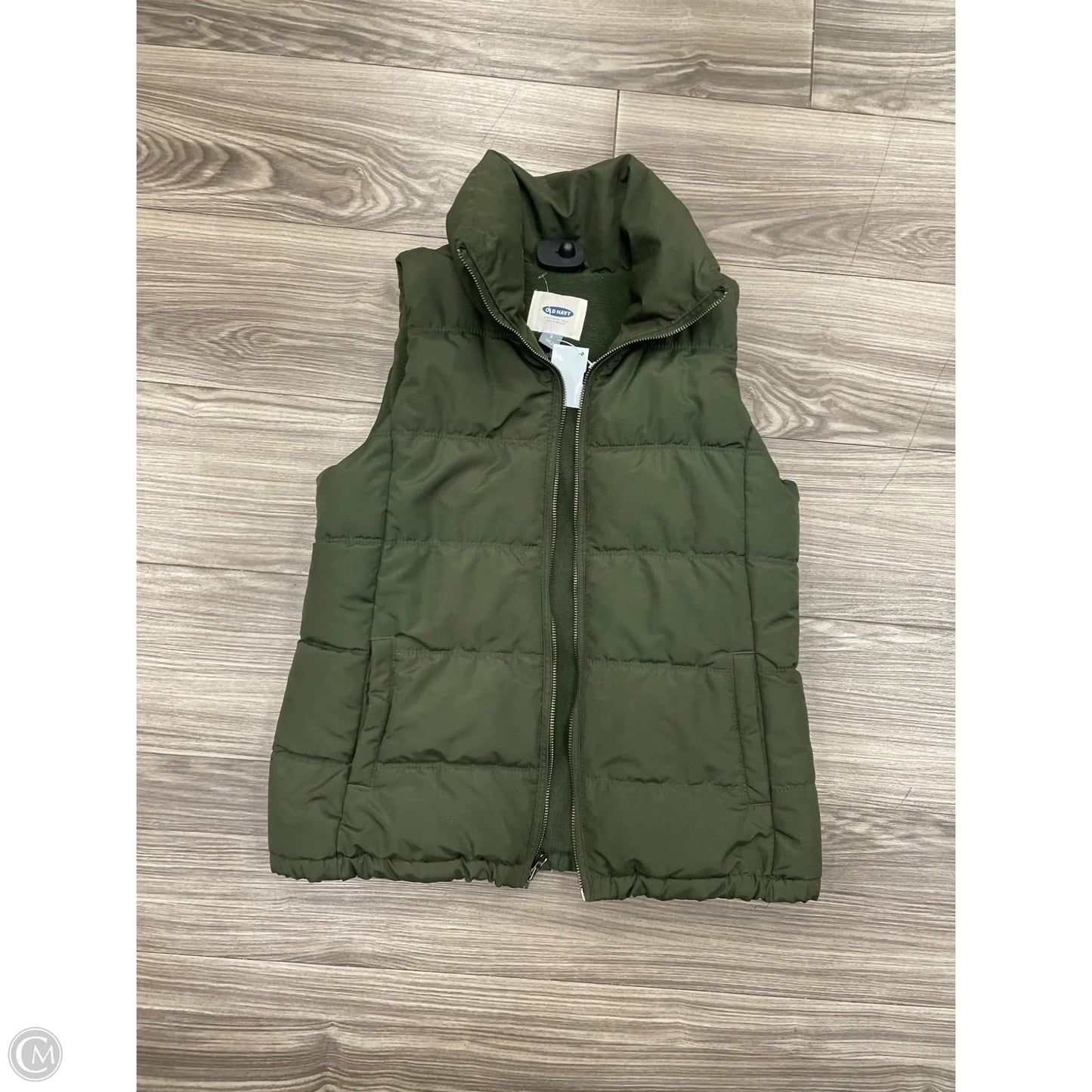 Vest Puffer & Quilted By Old Navy In Green, Size: S