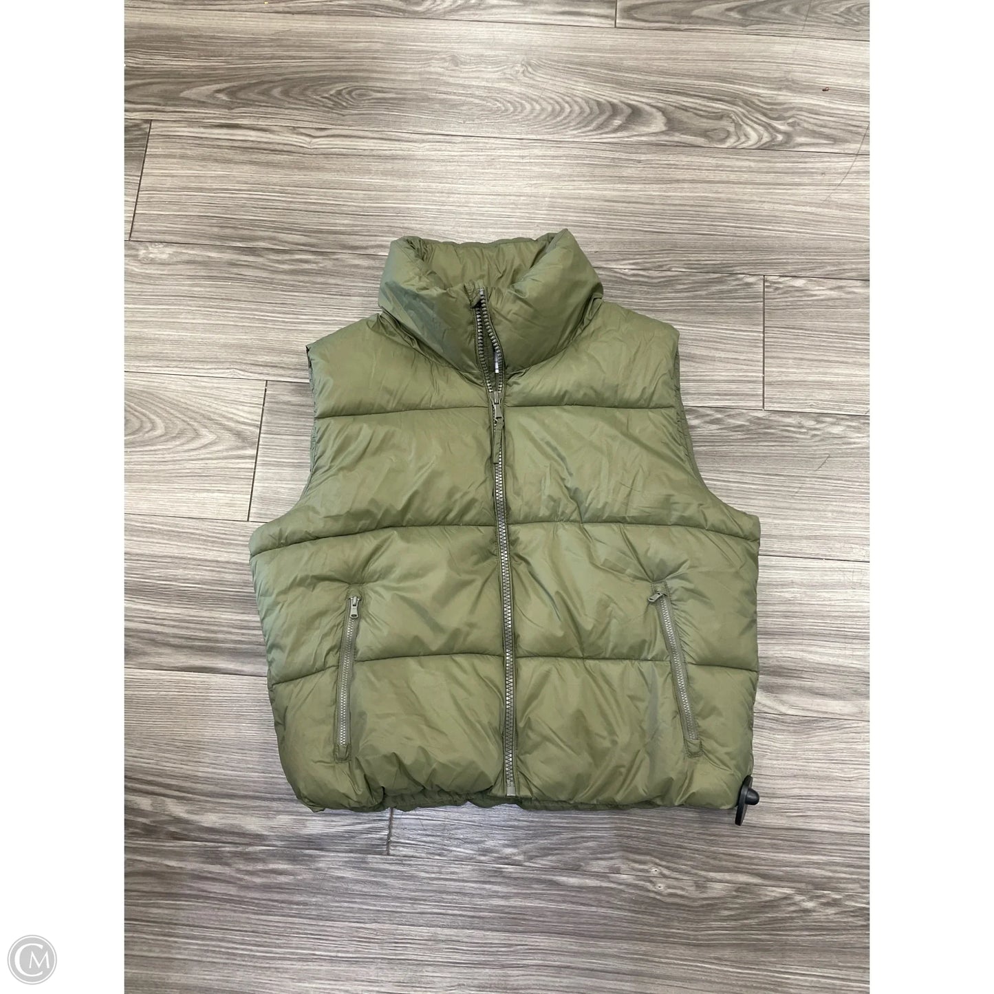 Vest Puffer & Quilted By Old Navy In Green, Size: L