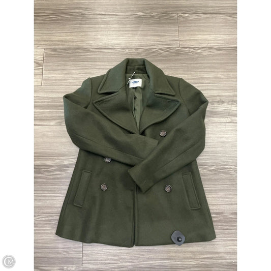 Coat Peacoat By Old Navy In Green, Size: Xs