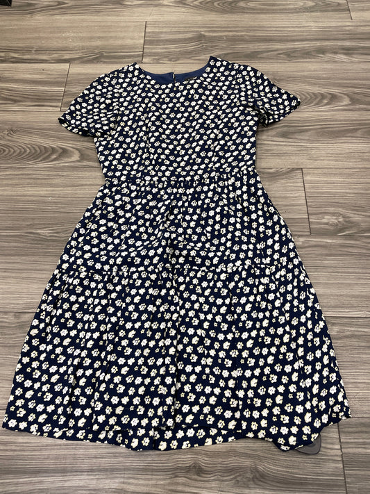 Dress Casual Midi By J. Crew In Floral Print, Size: 4